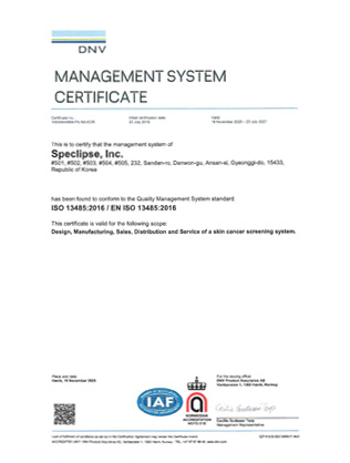 EN ISO 13485 Certificate (DNV)